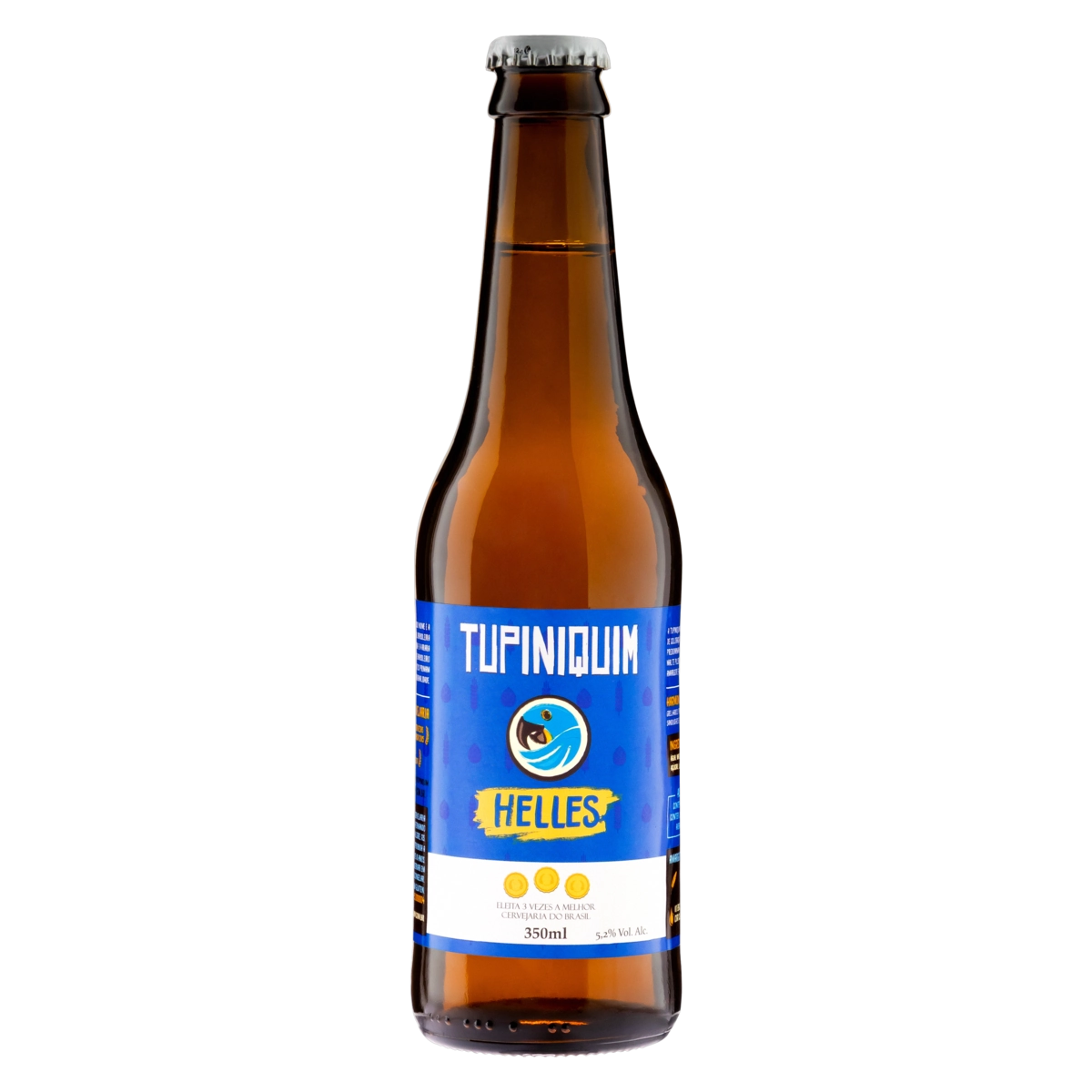 Cerveja Helles Tupiniquim Garrafa 350ml