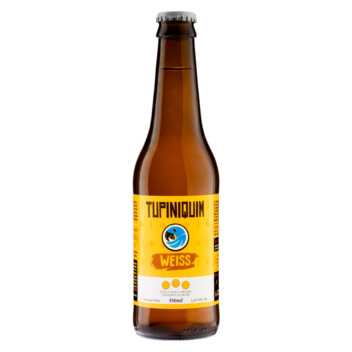 Cerveja Weiss Tupiniquim Garrafa 350ml