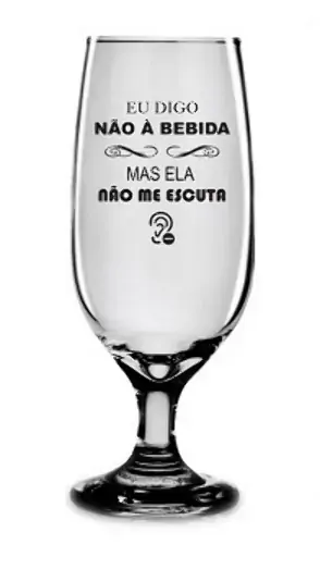 Taca Cerveja Friends Frases 300ml Casa Ambiente