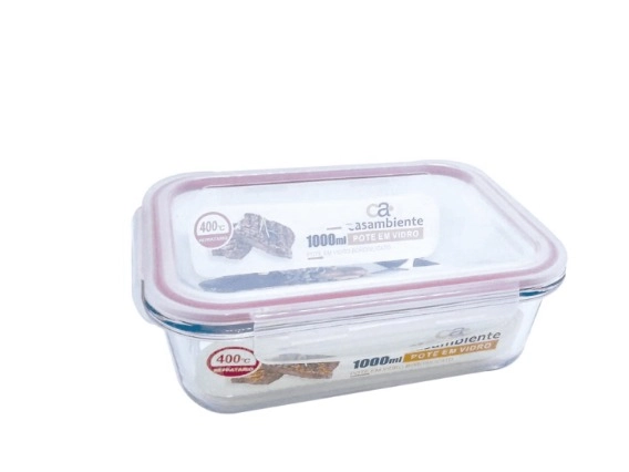 Pote Casambiente Ret 1000 Ml Tpa Lock Verm