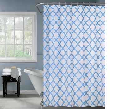 Jg 2p Cortina Box C/tapete Pvc L.blue
