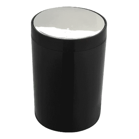 Lixeira Casambiente 5l Metalica Black