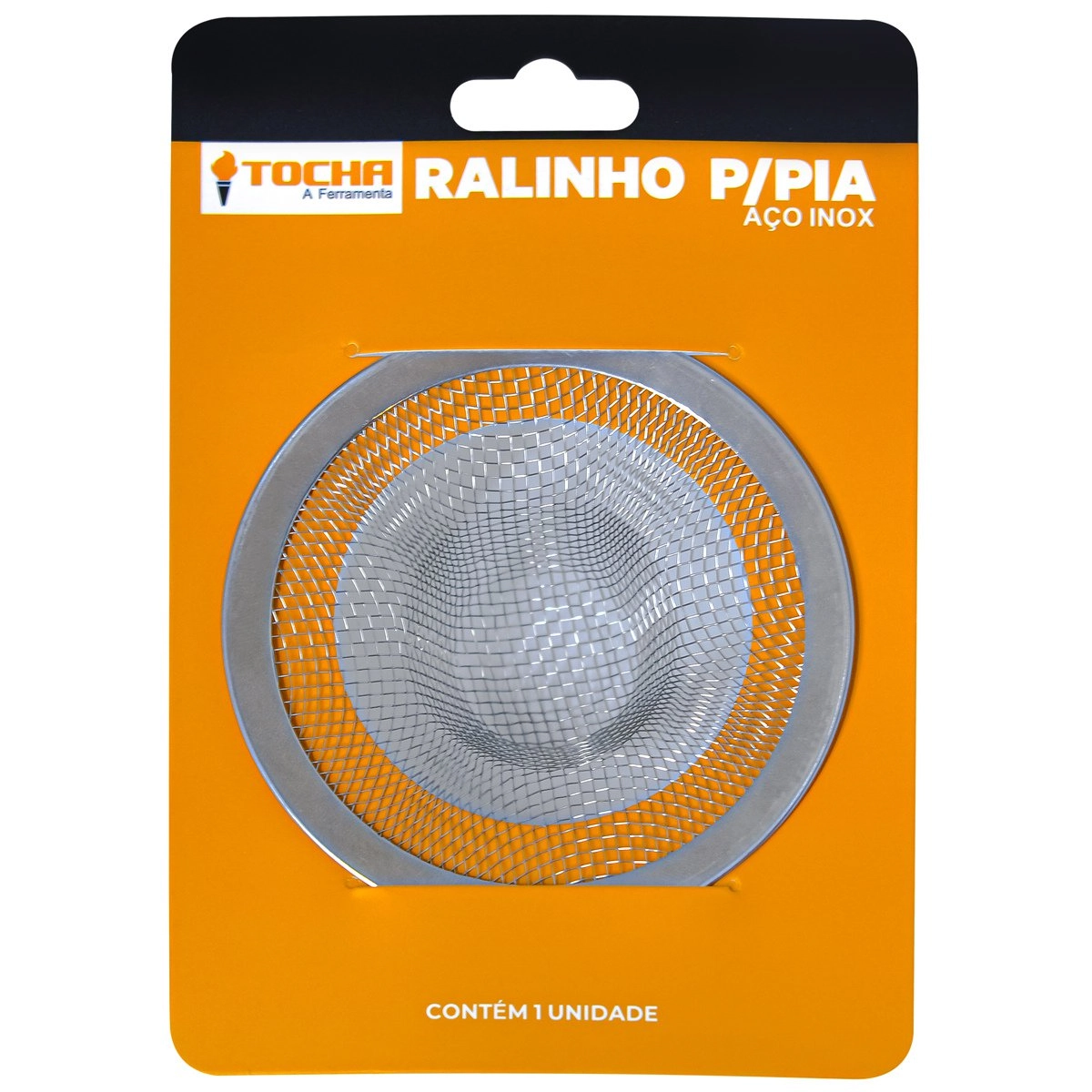 Ralinho Para Pia Tocha De Aço Inox 9,0cm