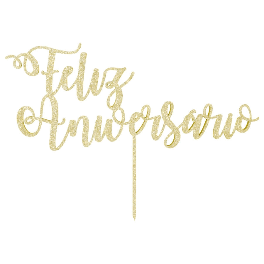 Topo P/bolo Feliz Aniv Tb013 Sonho Fino