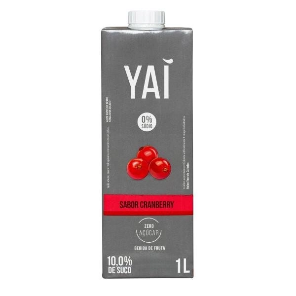 YAÍ  SUCO CRANBERRY 1L