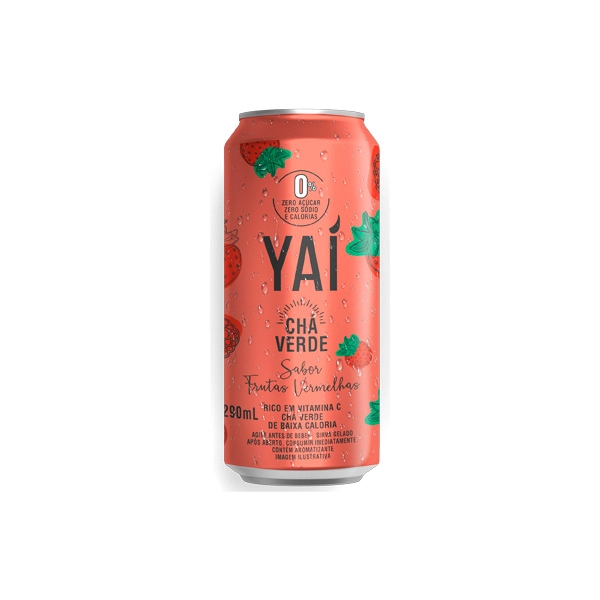 Cha Verde Yai Frt Vermelhas Lt 290ml