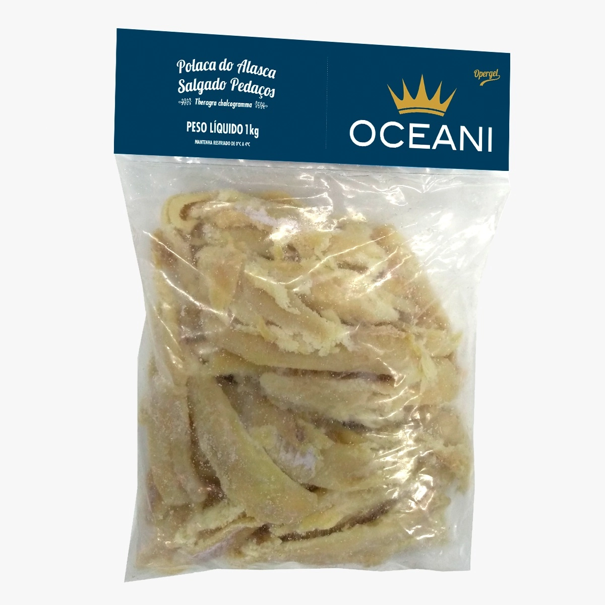 Pollock Pedacos Pct 10x1 Oceani 10 Kg