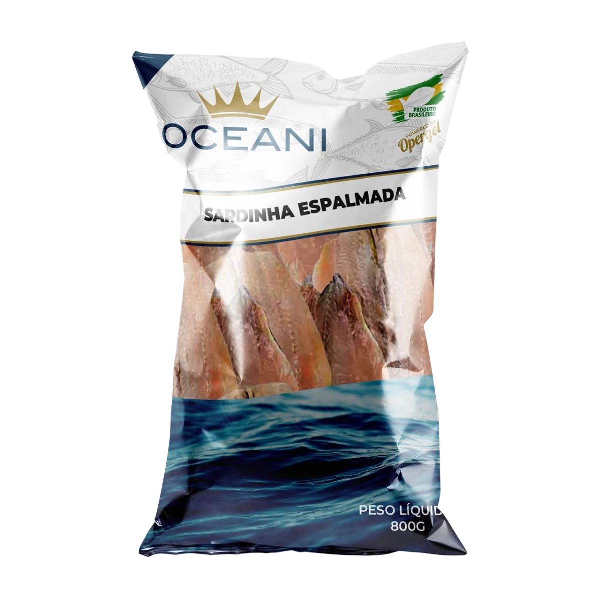 Peixe Cong Oceani File Sardinha Espalmado 800g