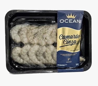 Camarao Cinza Oceani Descascado Cong 300g