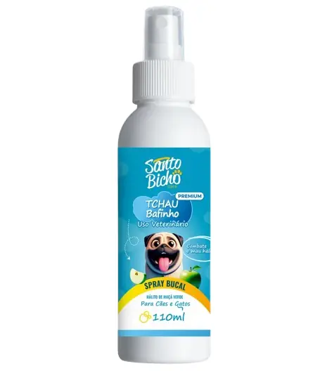 Spray Bucal Santo Bicho Tchau Bafinho 110ml