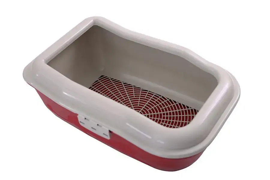 Bandeja Durapets Furbox Vermelha Para Gatos