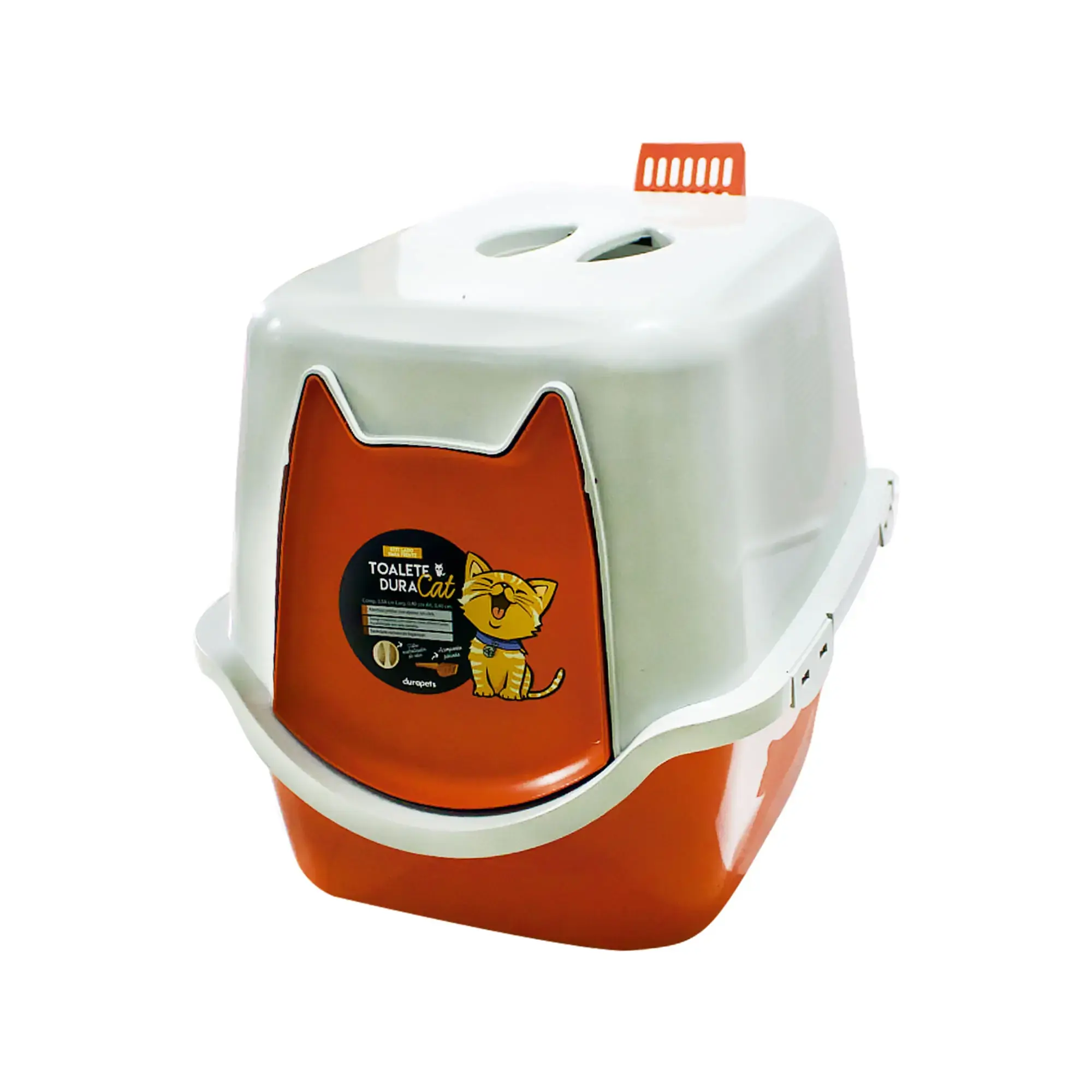 Banheiro Para Gatos Durapets Laranja