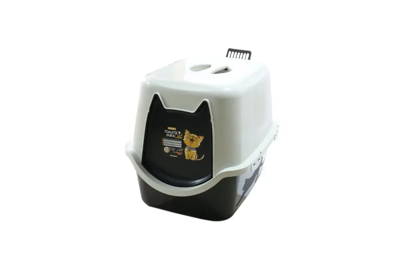 Banheiro Para Gatos Preto Durapets