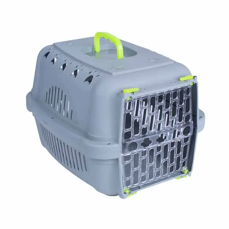Caixa De Transporte Falcon Neon Fun Amarelo Para Gatos N° 2