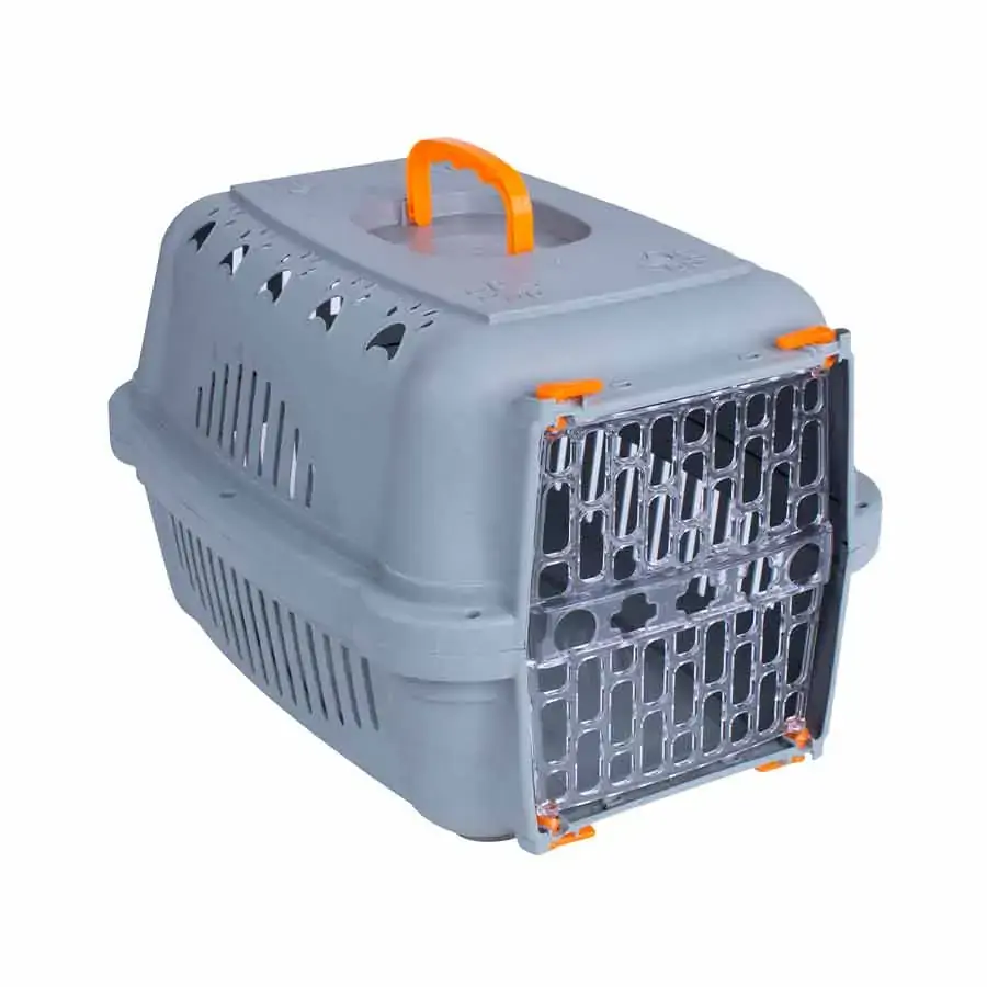 Caixa De Transporte Falcon Neon Joy Laranja Para Gatos N° 2