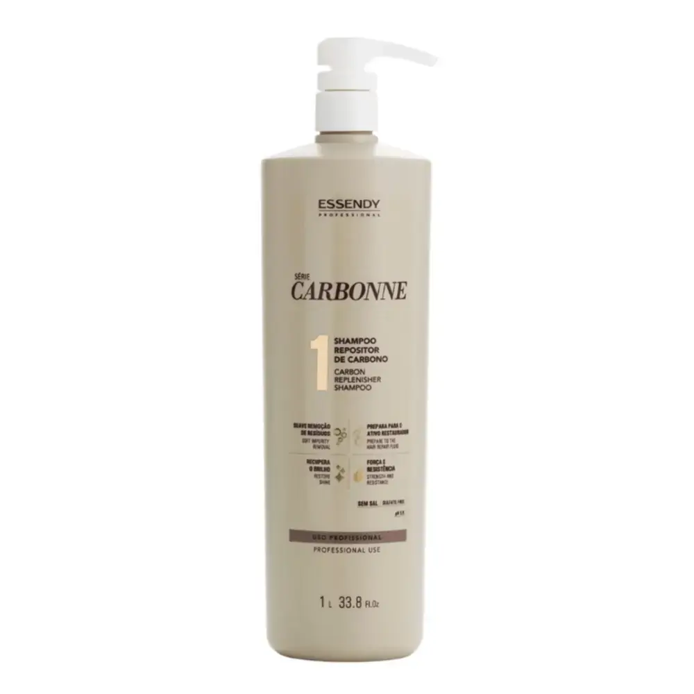 Shampoo Repositor de Carbono Carbonne - Essendy - 1l - Shampoo Repositor de Carbono Carbonne - Essen