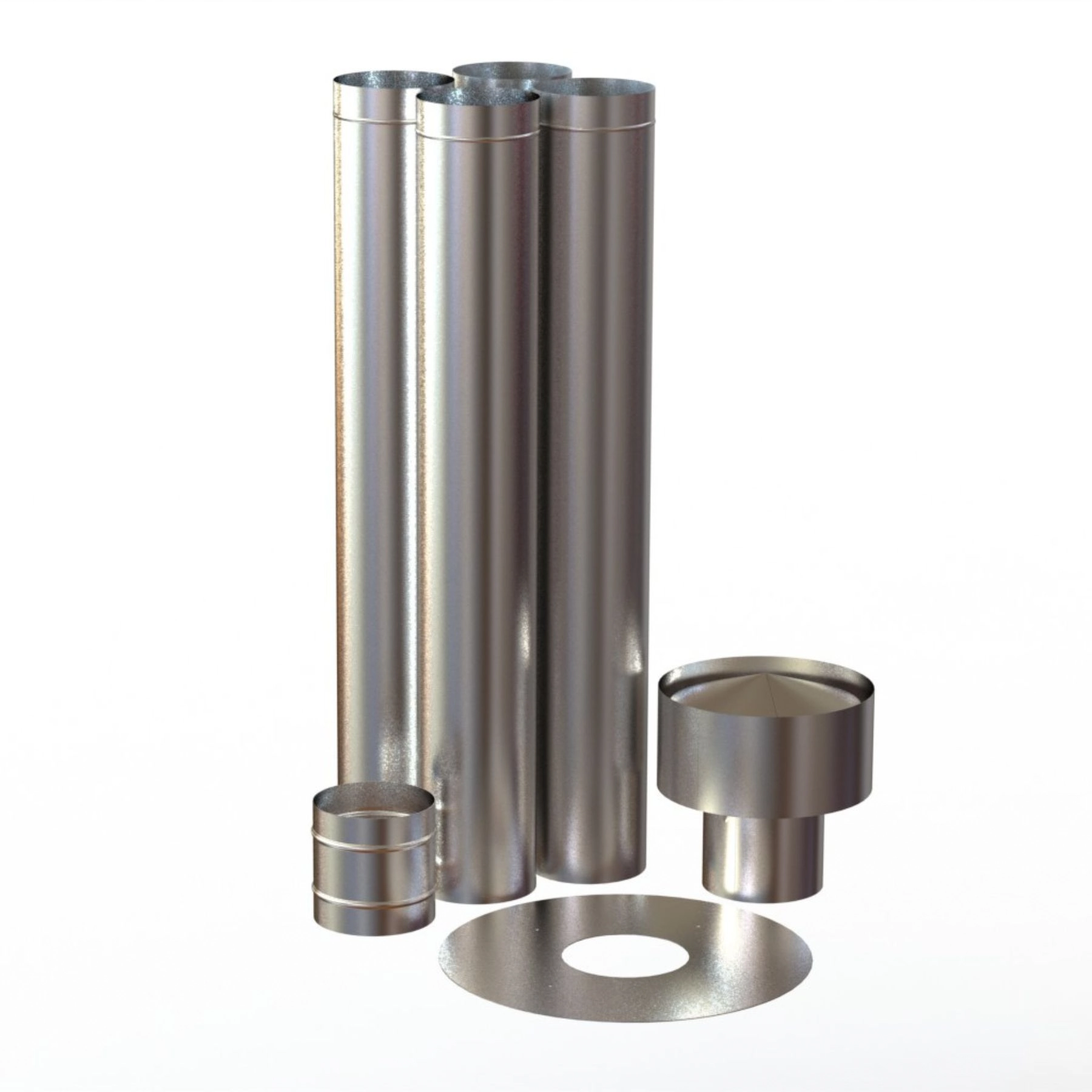 Cano Inox 35cm x 34cm x 128m Metávila