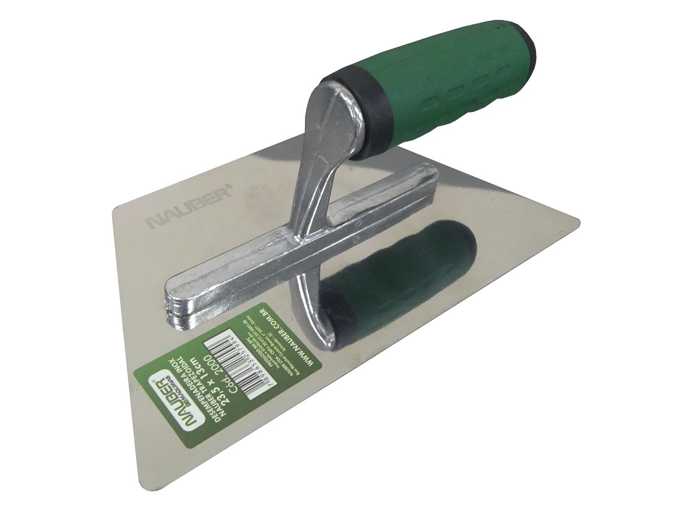 Desempenadeira Trapézio Inox Para Efeitos 23,5x13cm Nauber