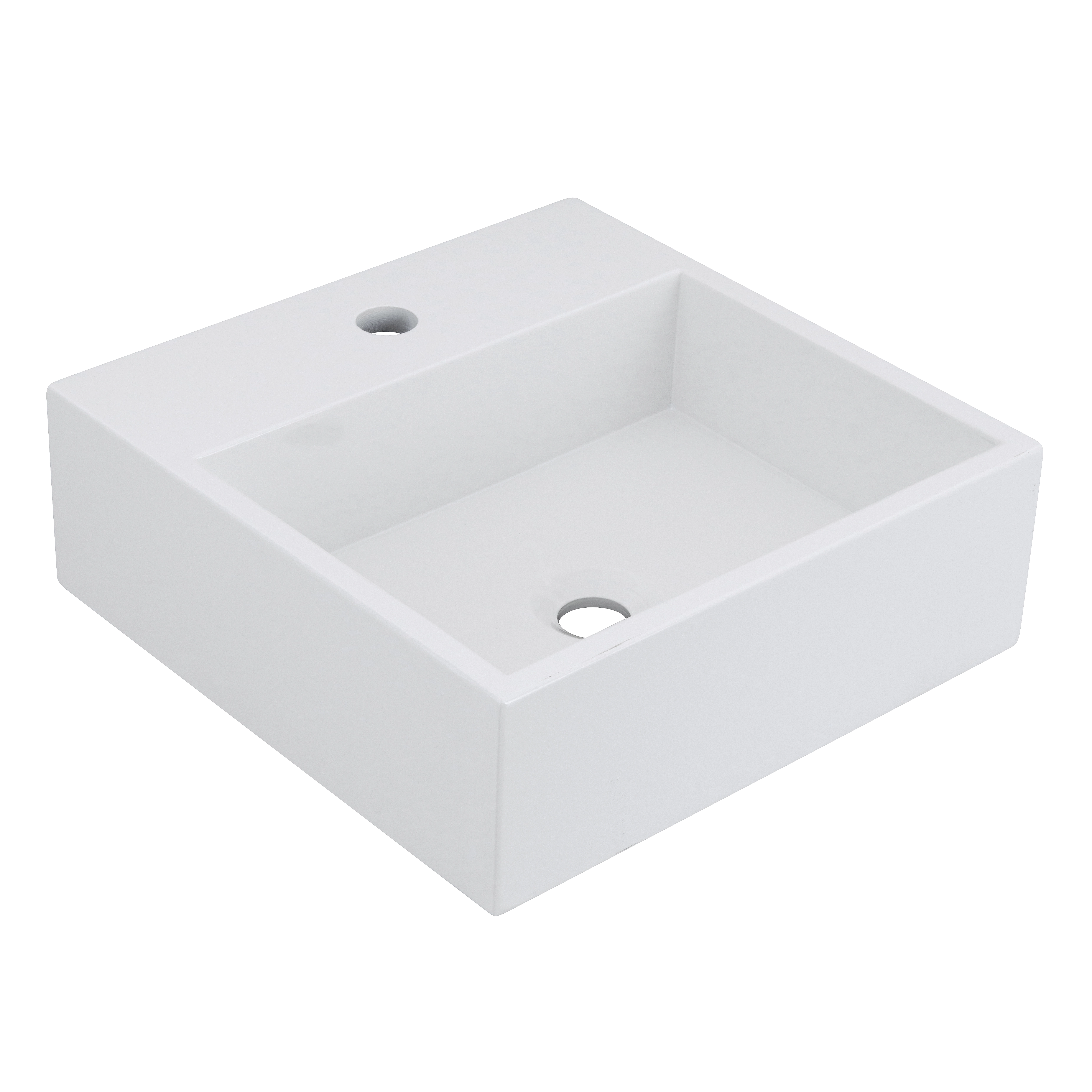 Cuba de Apoio Quadrada Onix Standard 13,5x40x40cm Branco Venturi