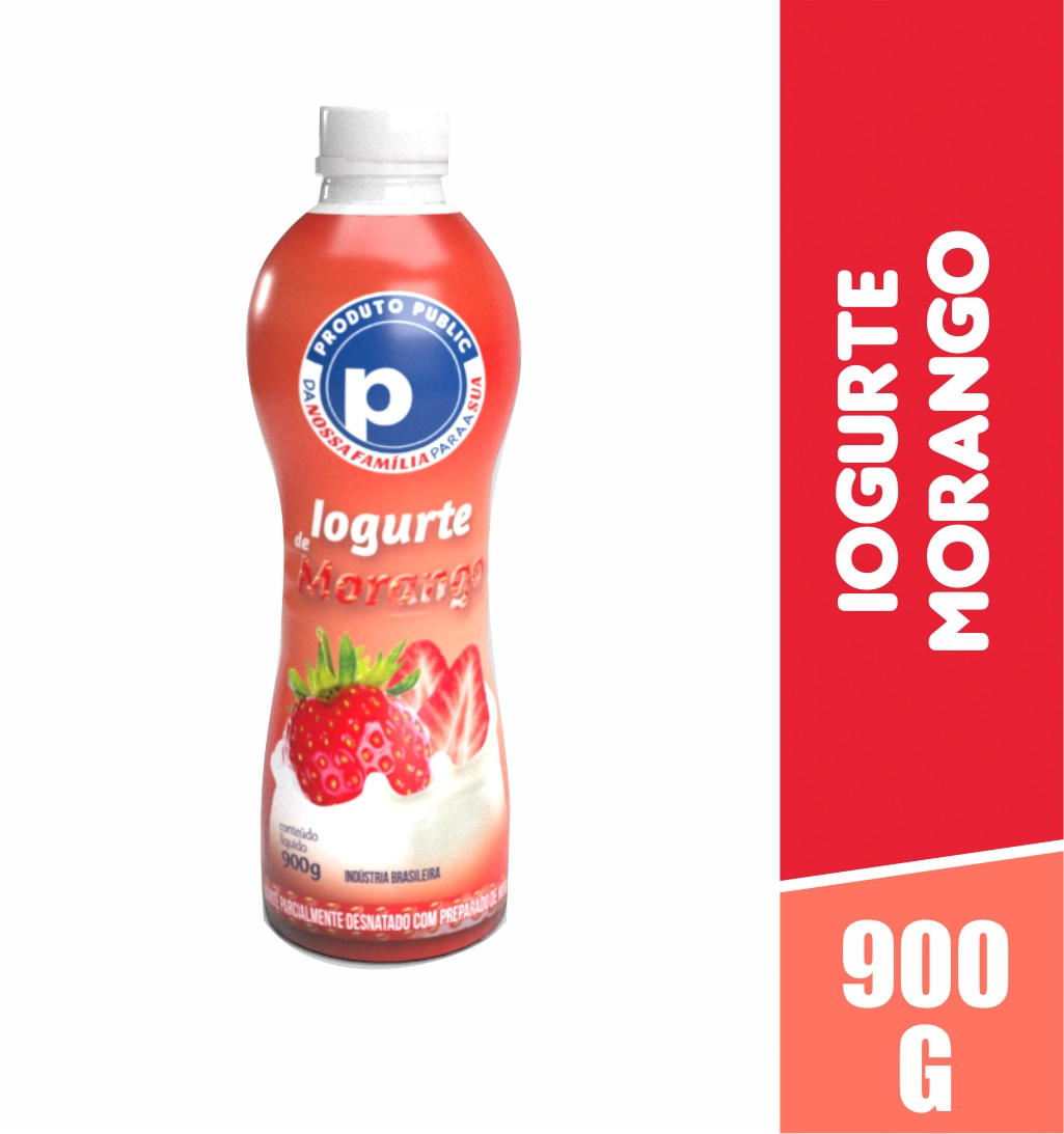 Iogurte Public 900g Morango
