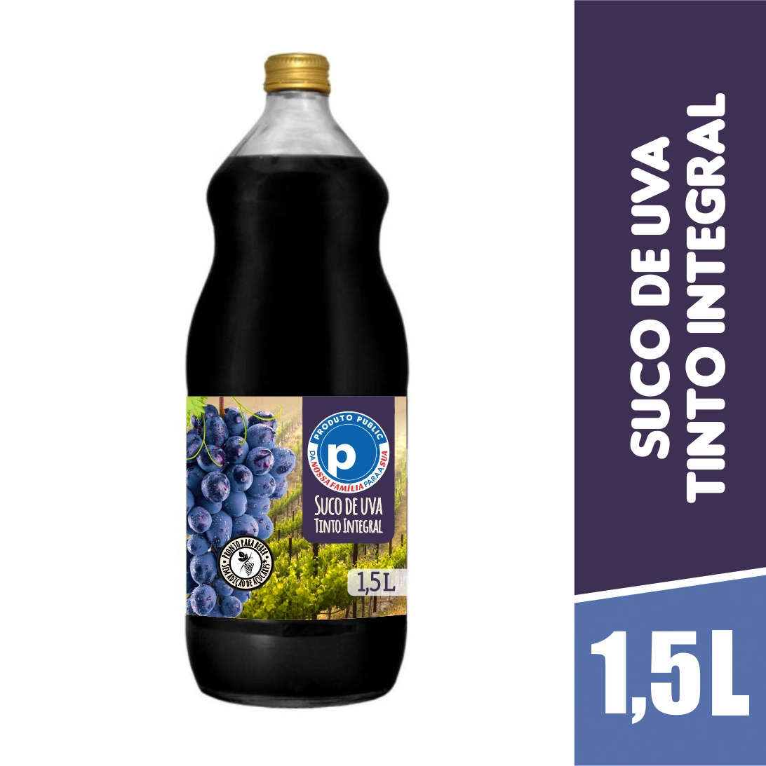 Suco Public 1,5l Uva Tinto Integral