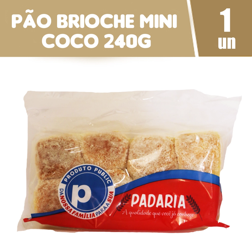Pao Brioche Mini Coco 240g Public