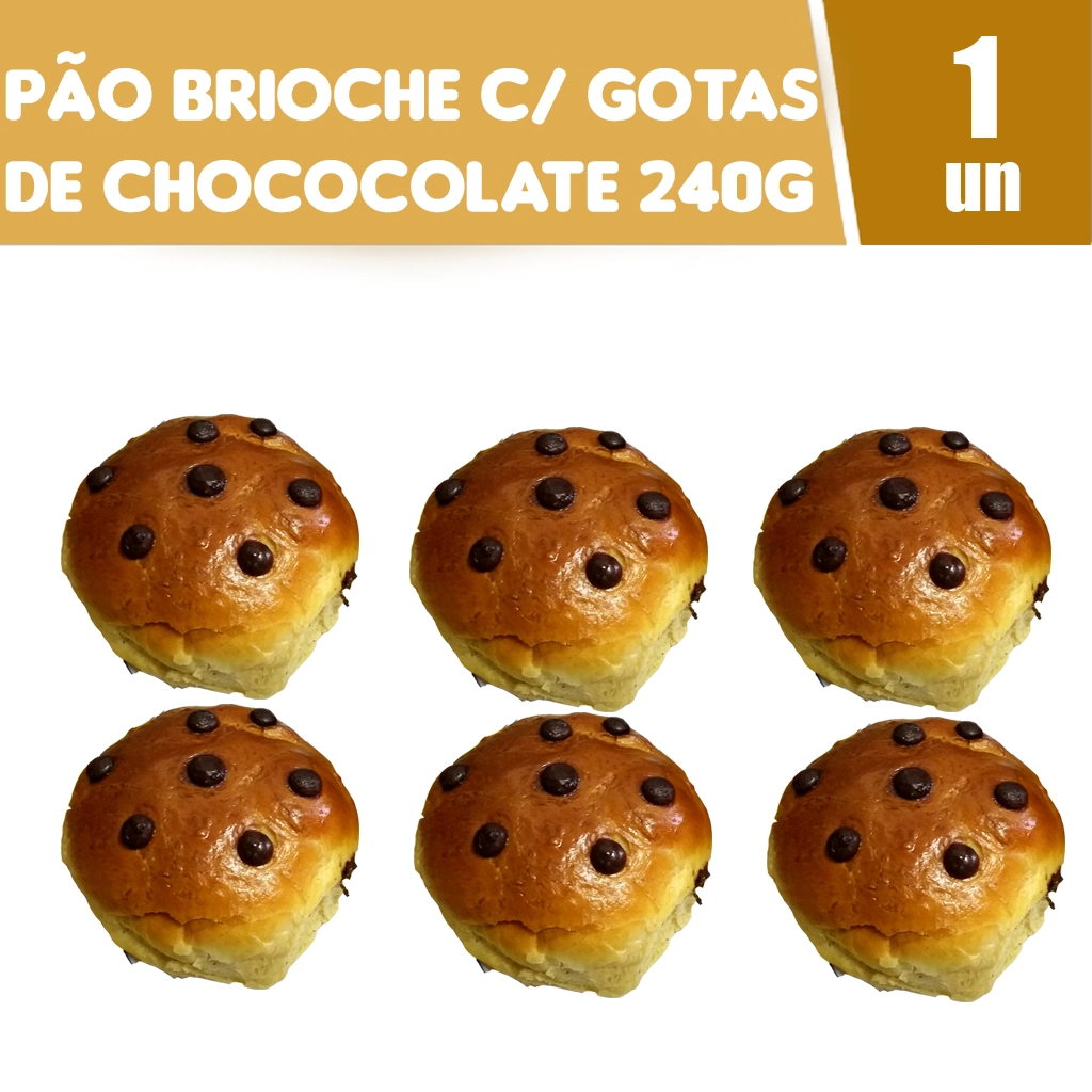 Pao Brioche Mini Gotas Choc 240g Public