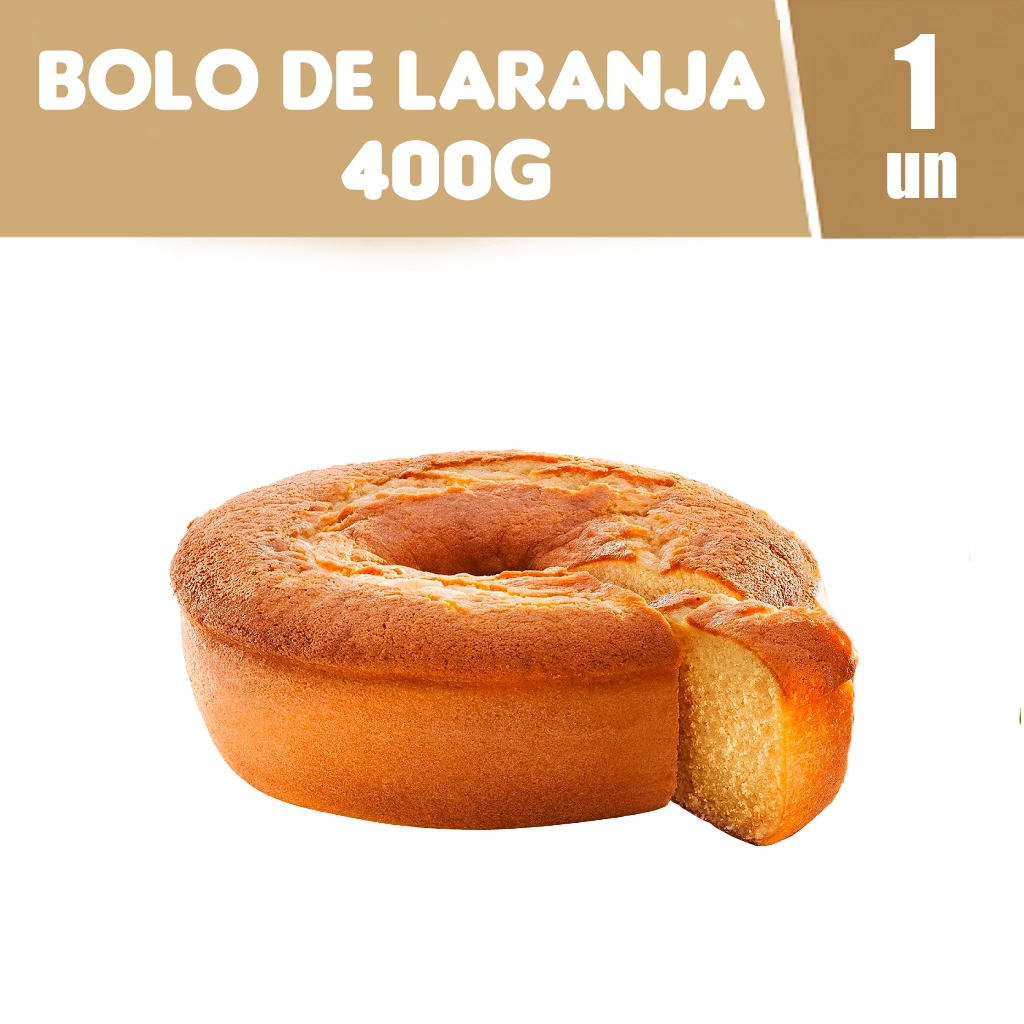 Bolo Public 400g Laranja
