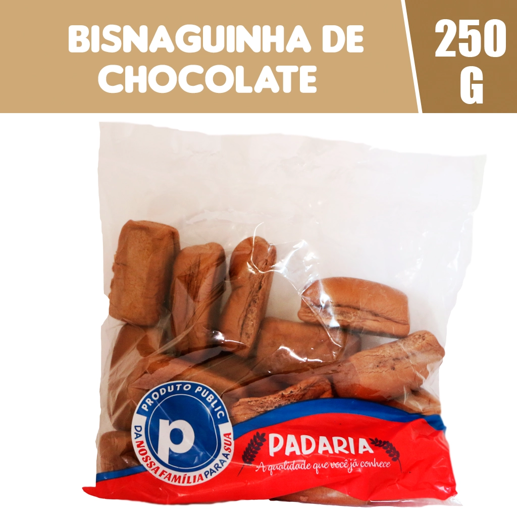 Bisnaguinha Public 250g Chocolate