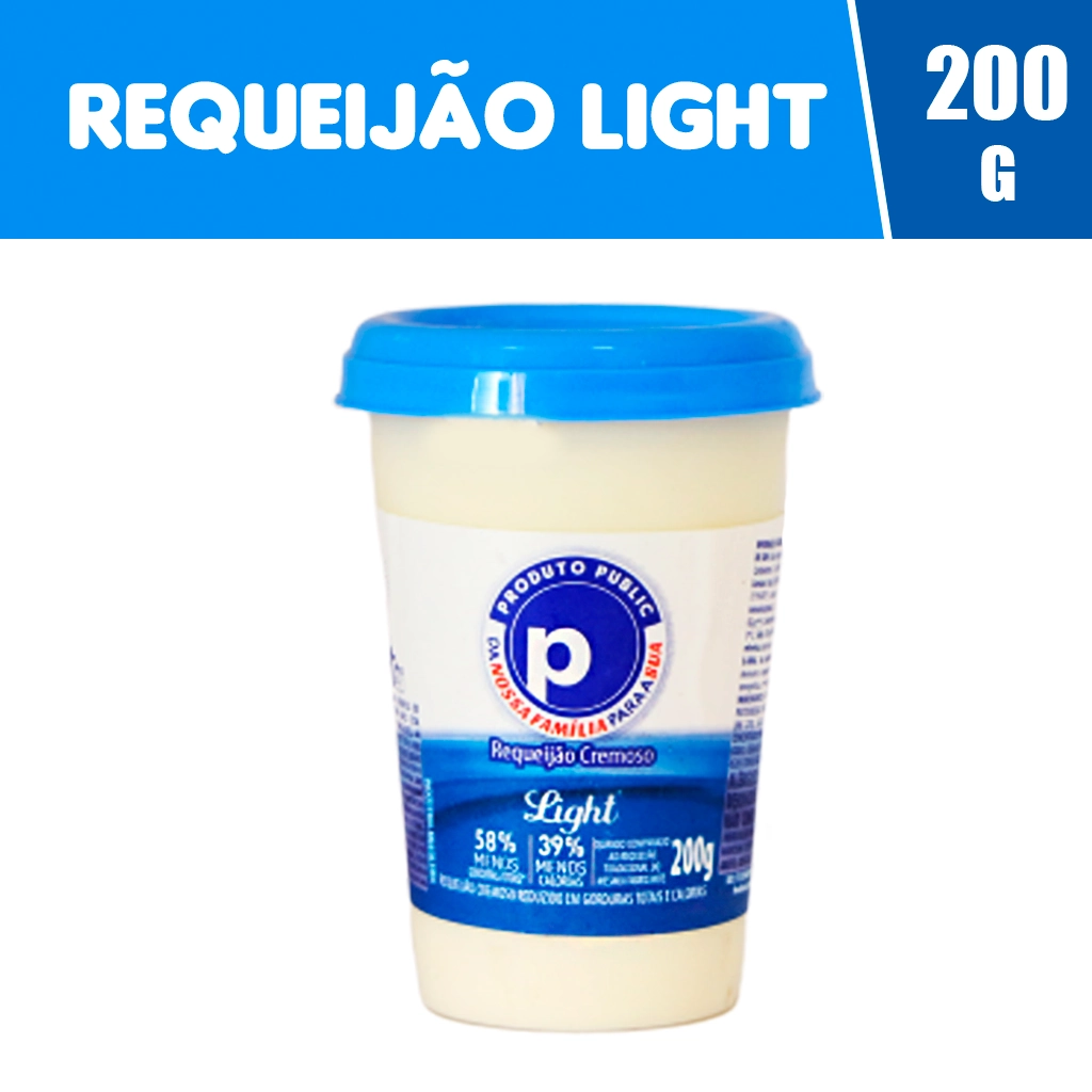 Requeijao Public 200g Light