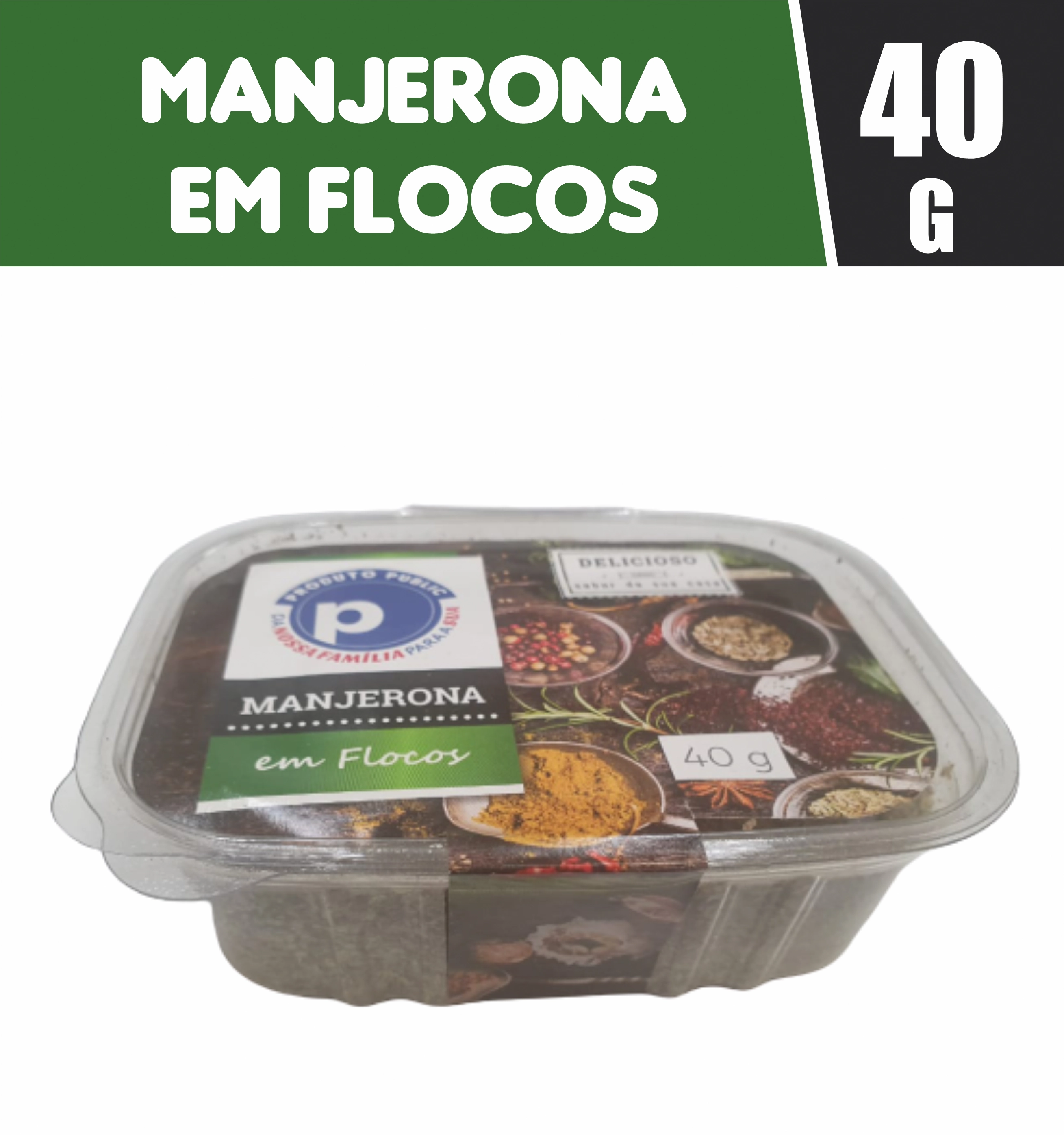 Manjerona Flocos Public 40g