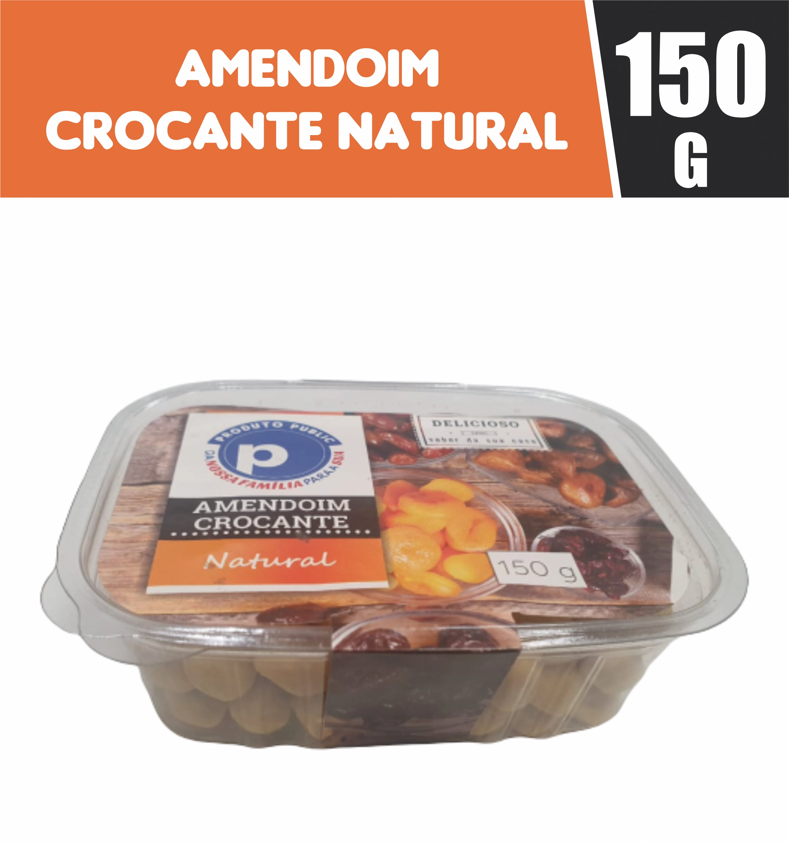 Amendoim Crocante Natural Public 150g