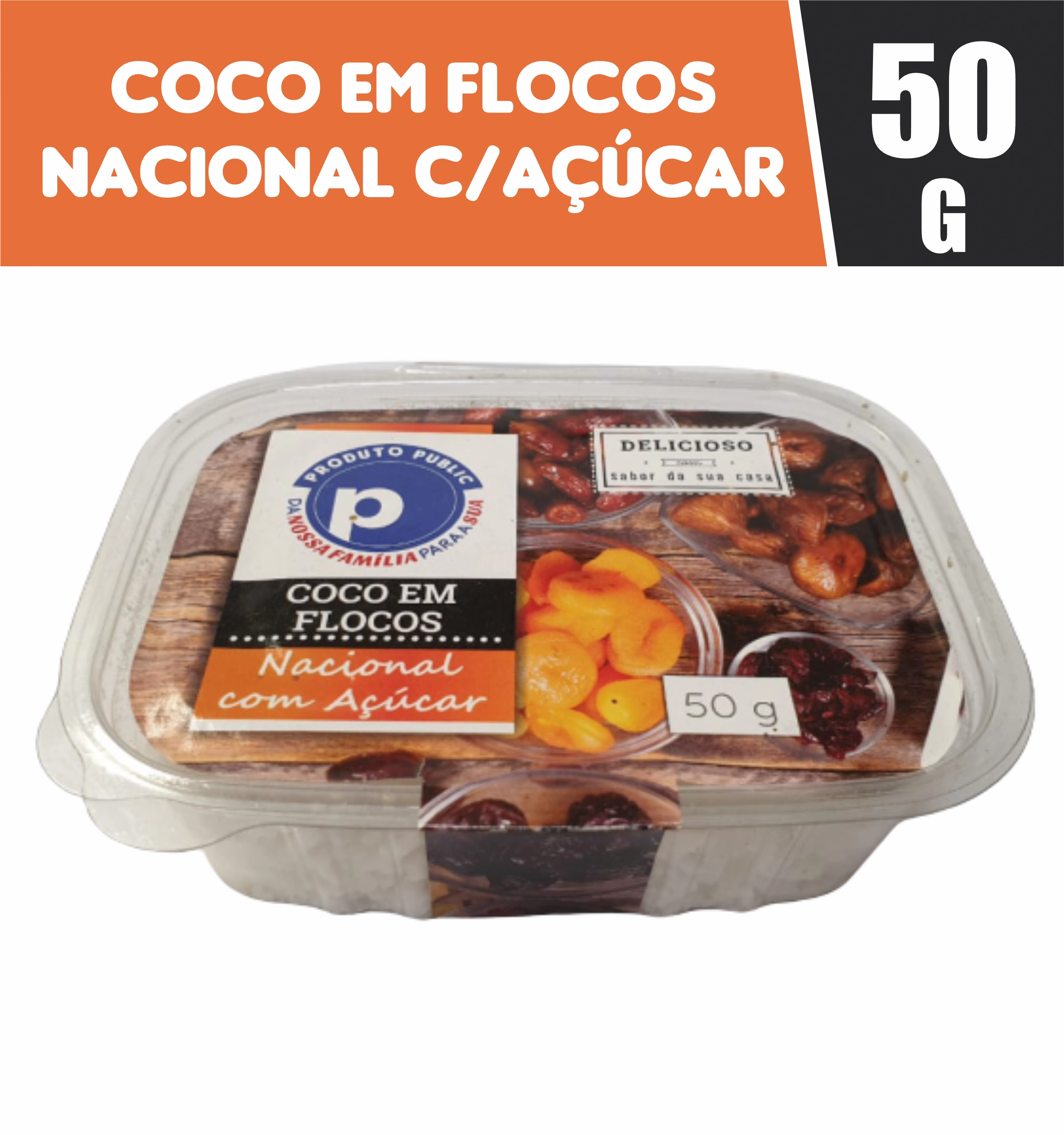 Coco Flocos Nacional C/acucar Public 50g