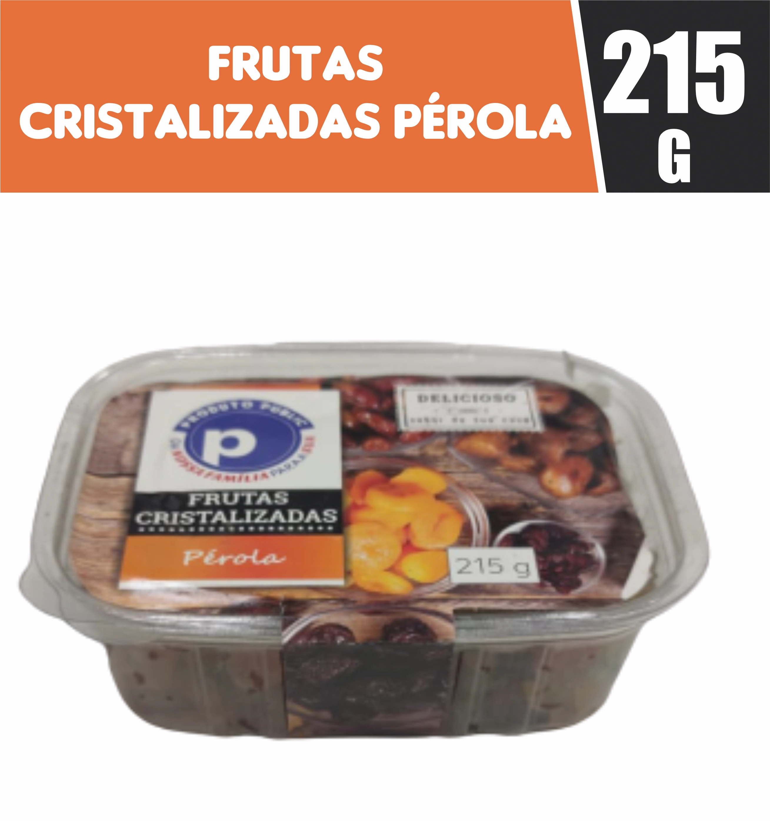 Frutas Cristalizadas Perola Public 215g