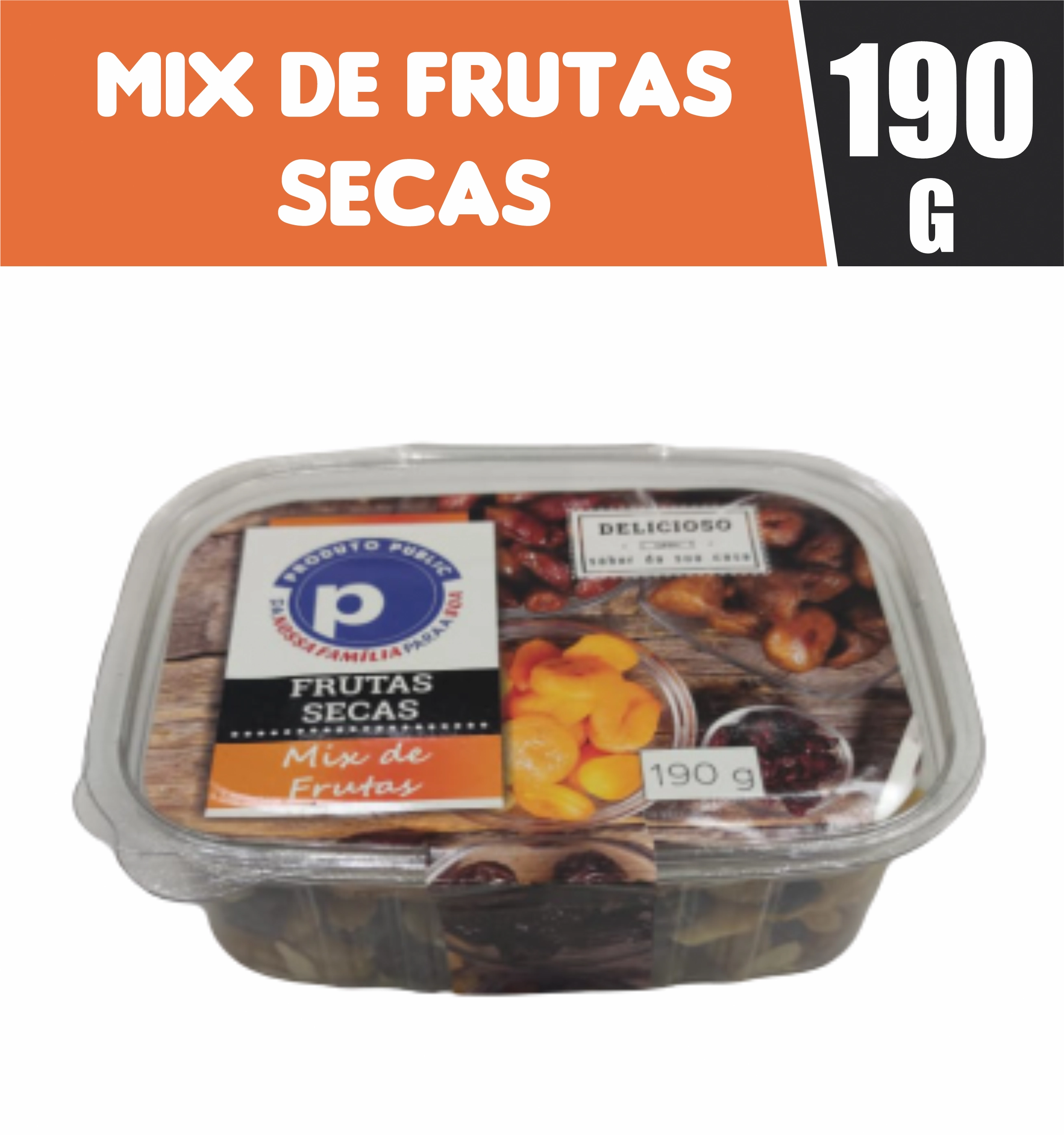 Mix Frutas Secas Int Public 190g