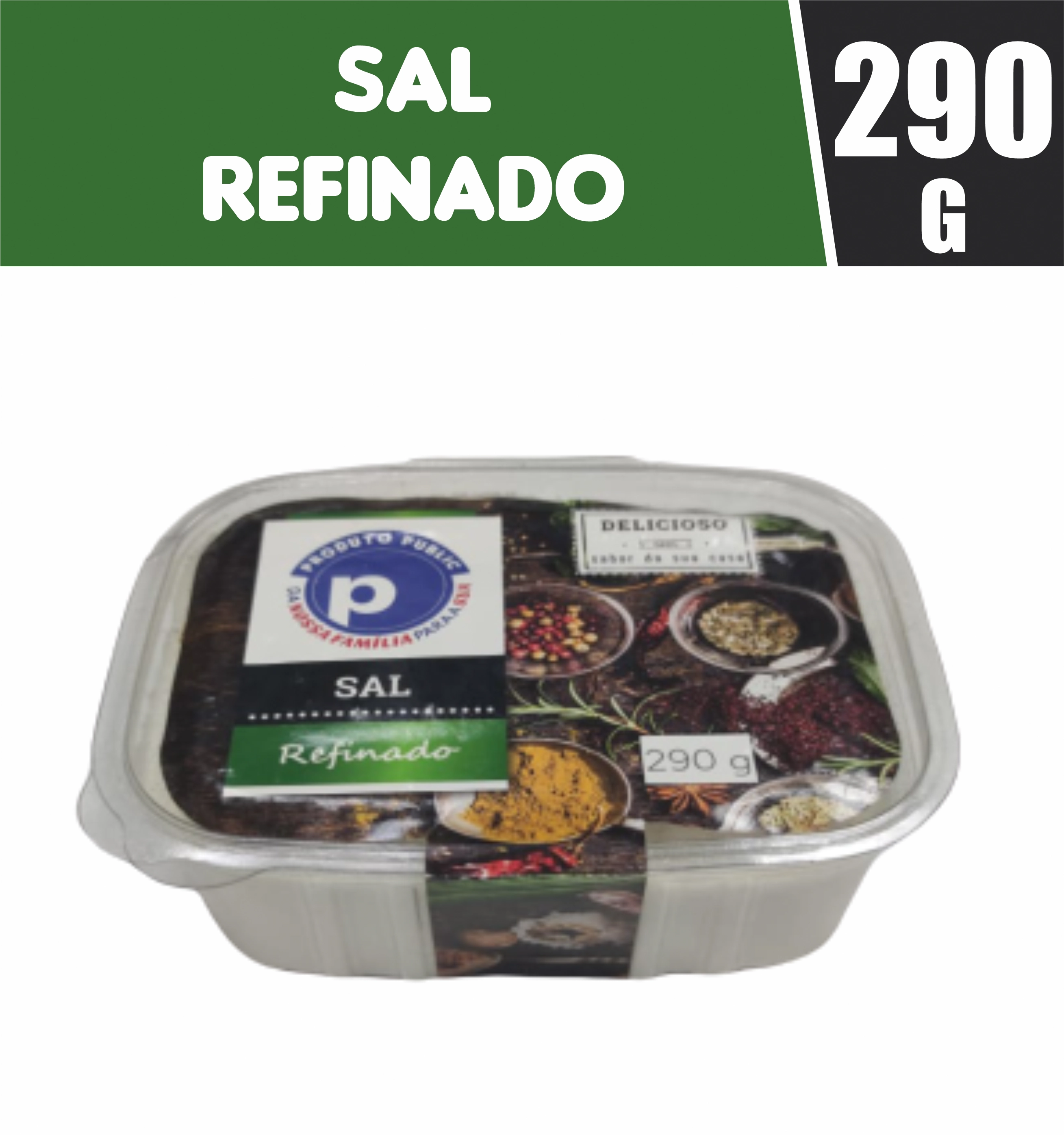 Sal Refinado Public 290g