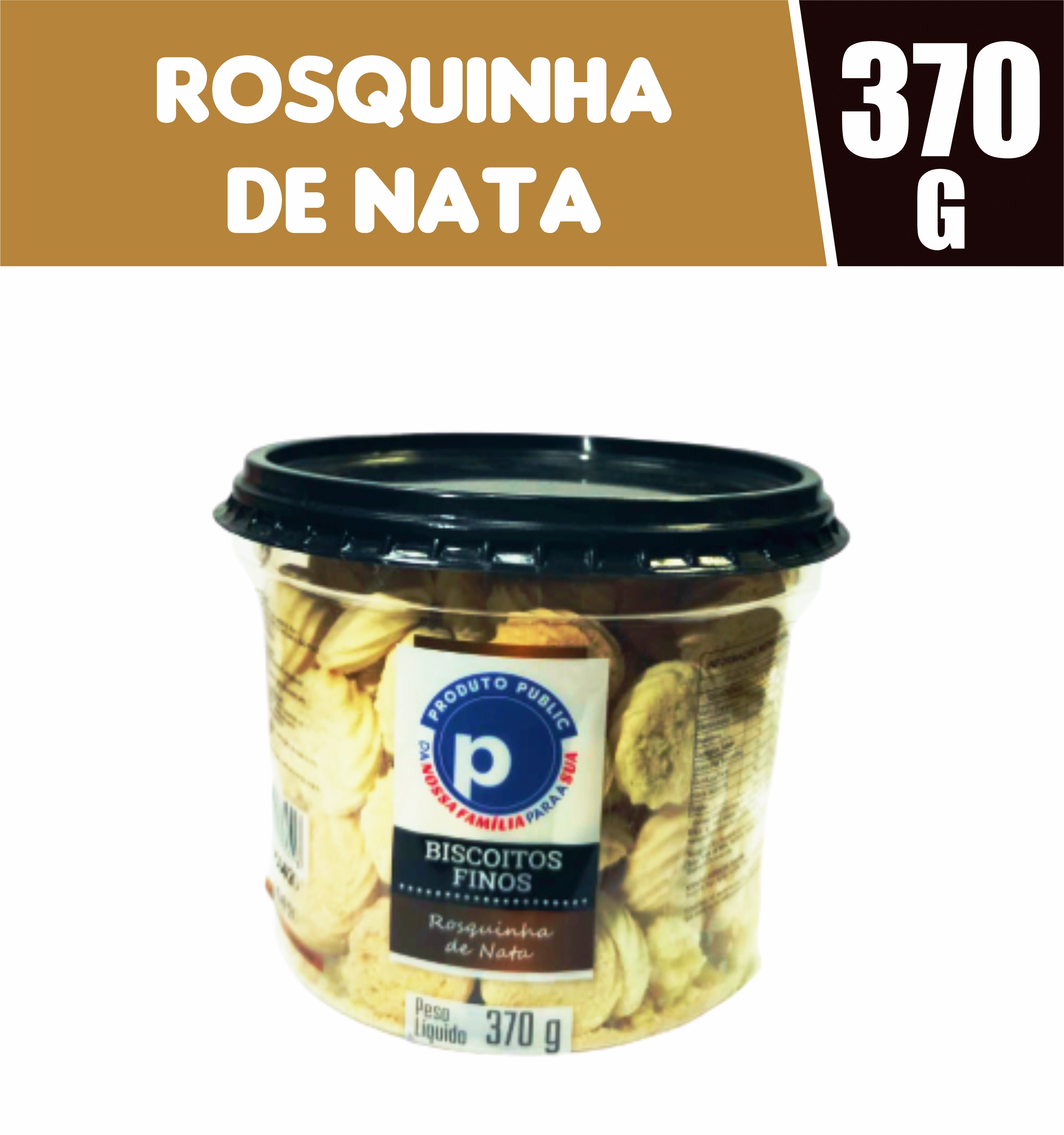 Bisc Public 370g Rosq Leite