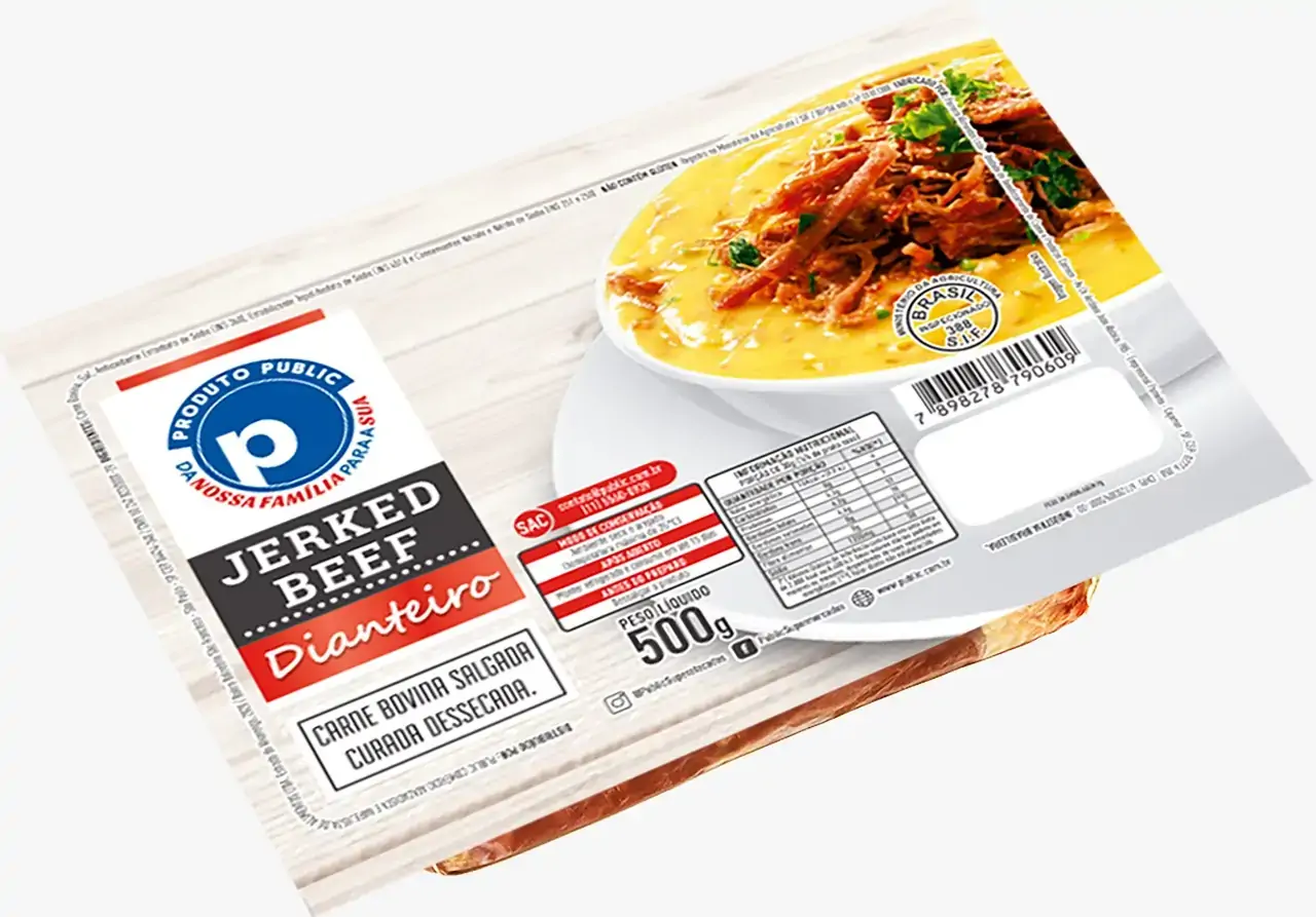 Jerked Beef Public 500g Dianteiro