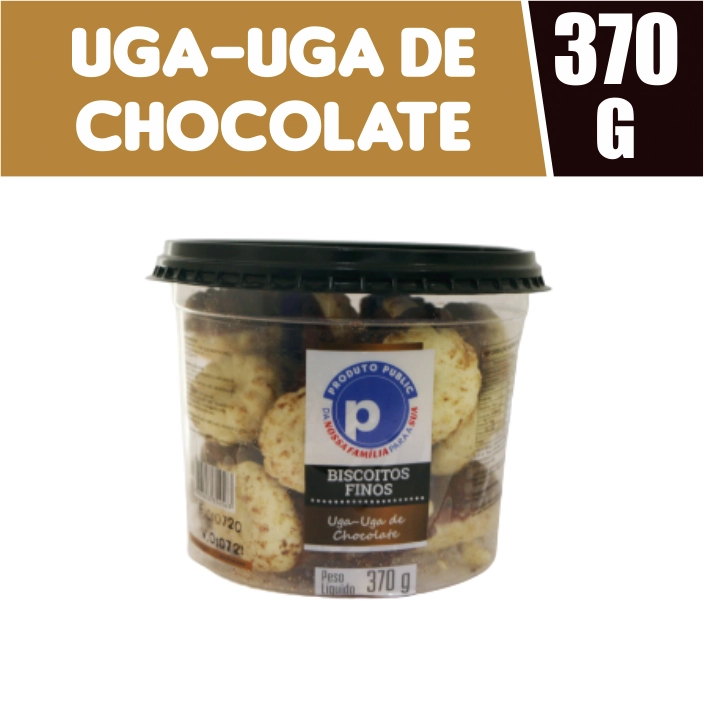 Bisc Public 370g Uga Uga Chocolate