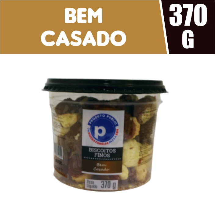 Bisc Public 370g Bem Casado