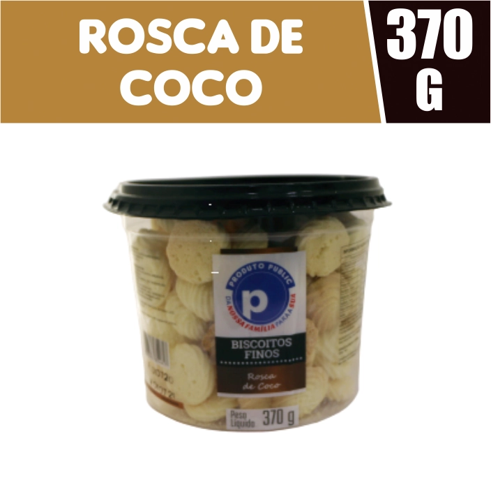 Bisc Public 370g Rosca Coco