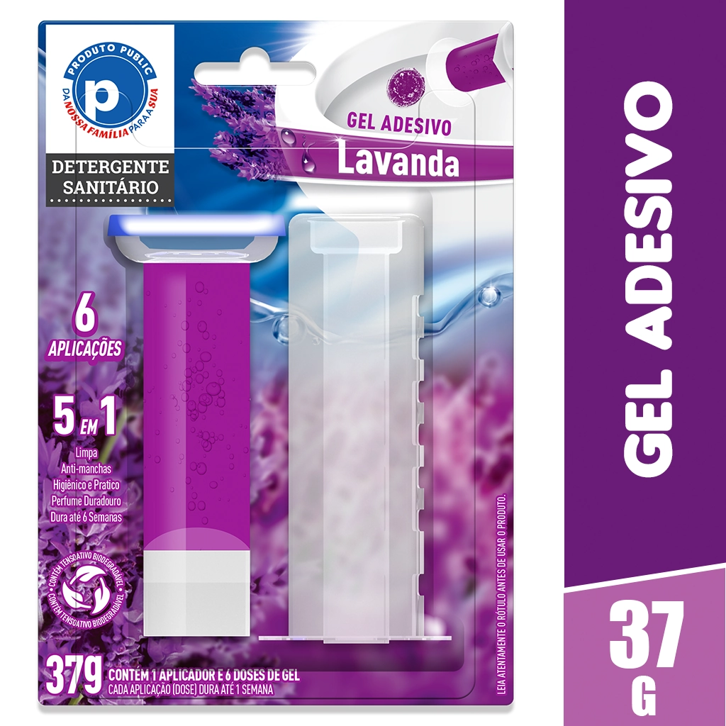 Limp Sanit Public Gel 37g Ap Lavanda