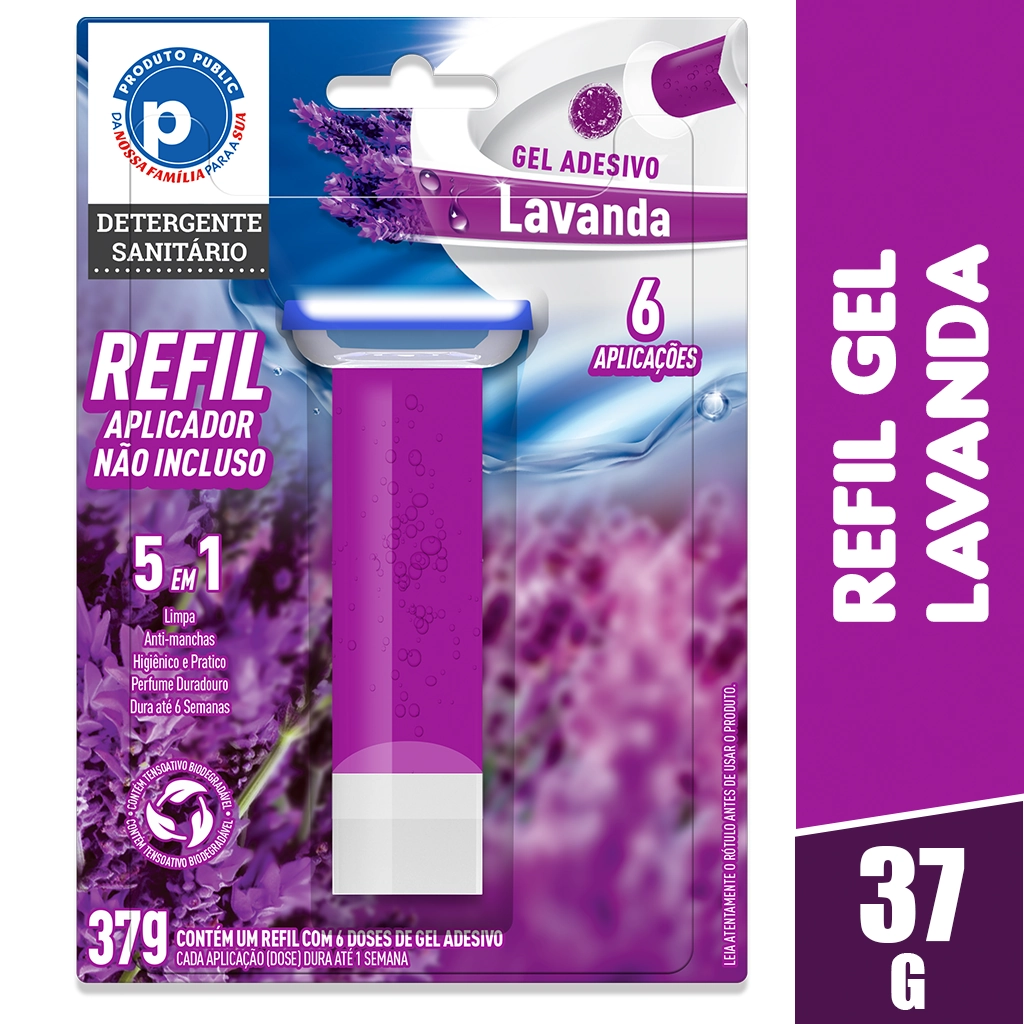Limp Sanit Public Gel 37g Rf Lavanda