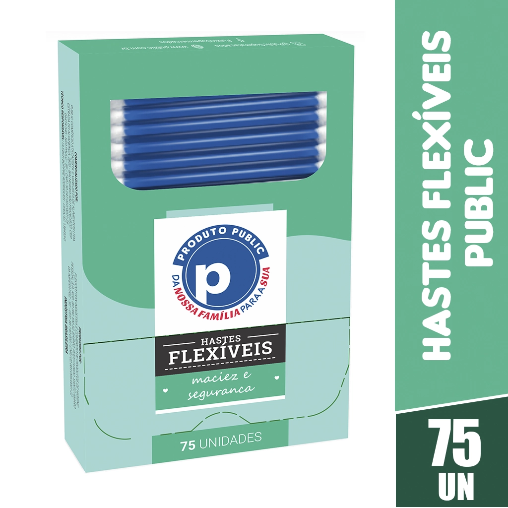 Hastes Flexiveis Public C/75 Flexicotton