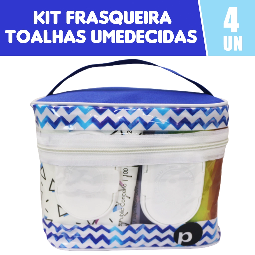 Kit 4 Toalha Umed Public Conceito Frasqueira