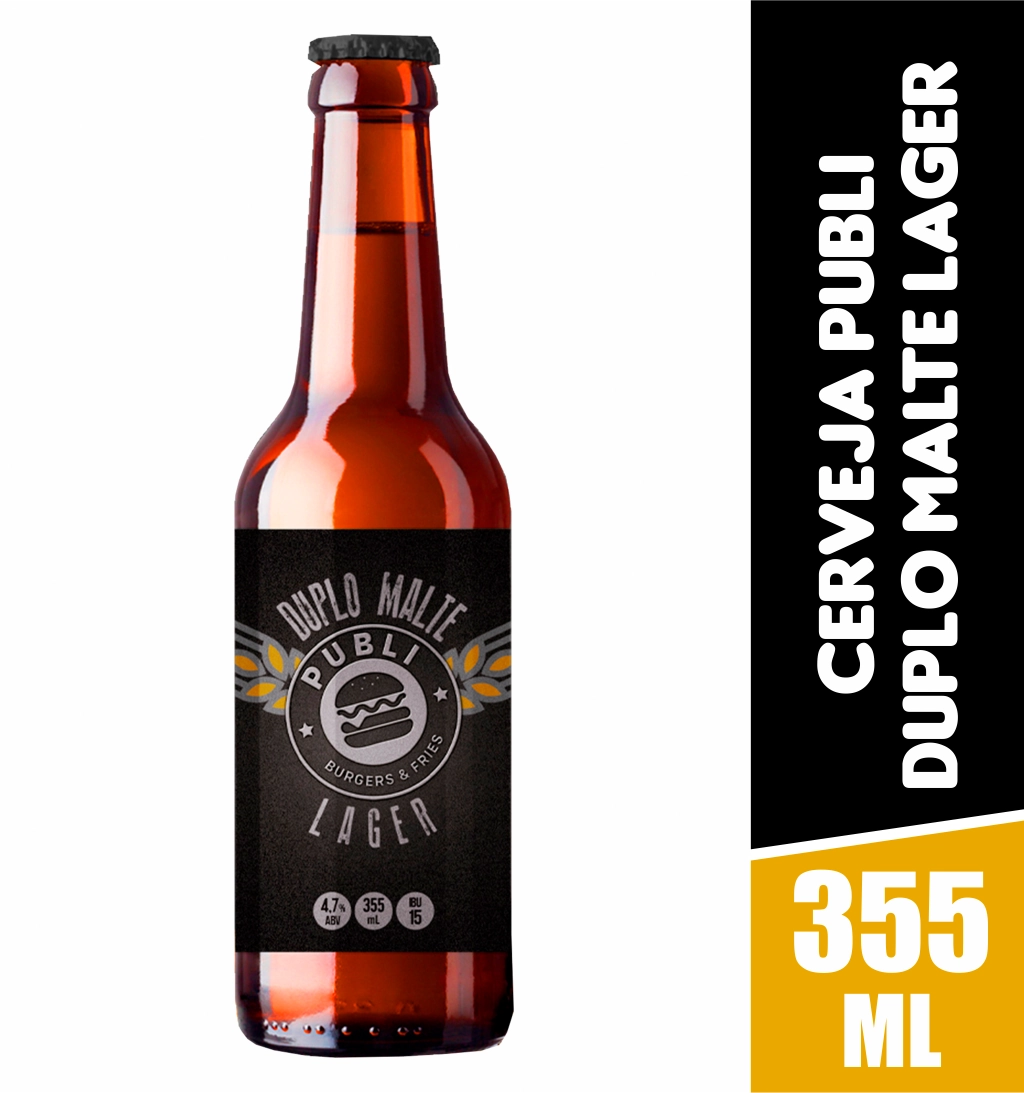 Cerveja Publi Duplo Malte Lager 355ml