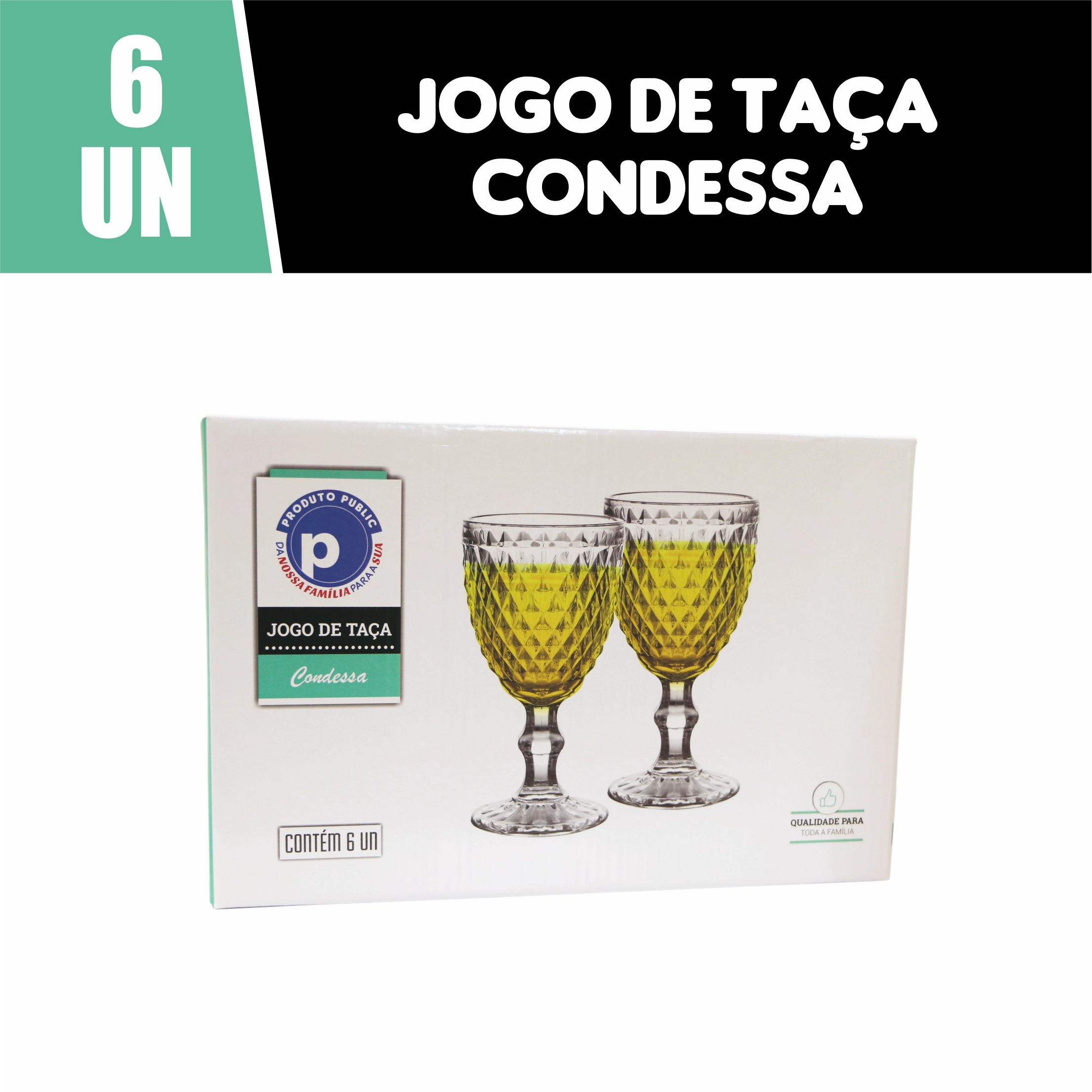 Jogo De Taca Condessa 300 Ml Public