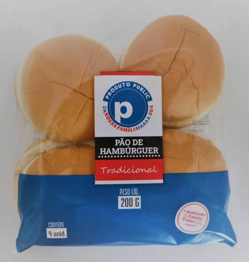Pao Hamburguer Riviera 200g C/4 Public