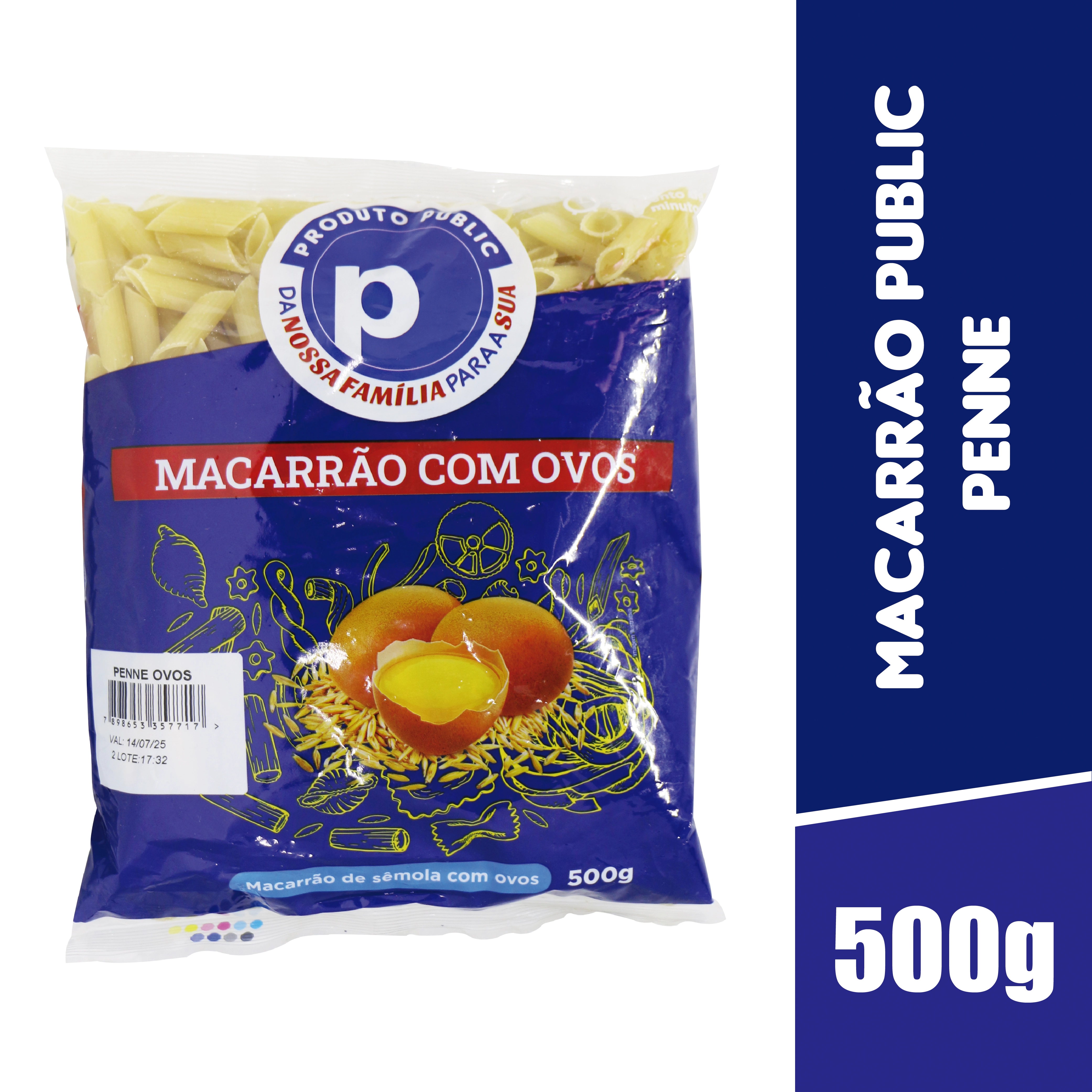 Mac Public Ovos 500g Penne
