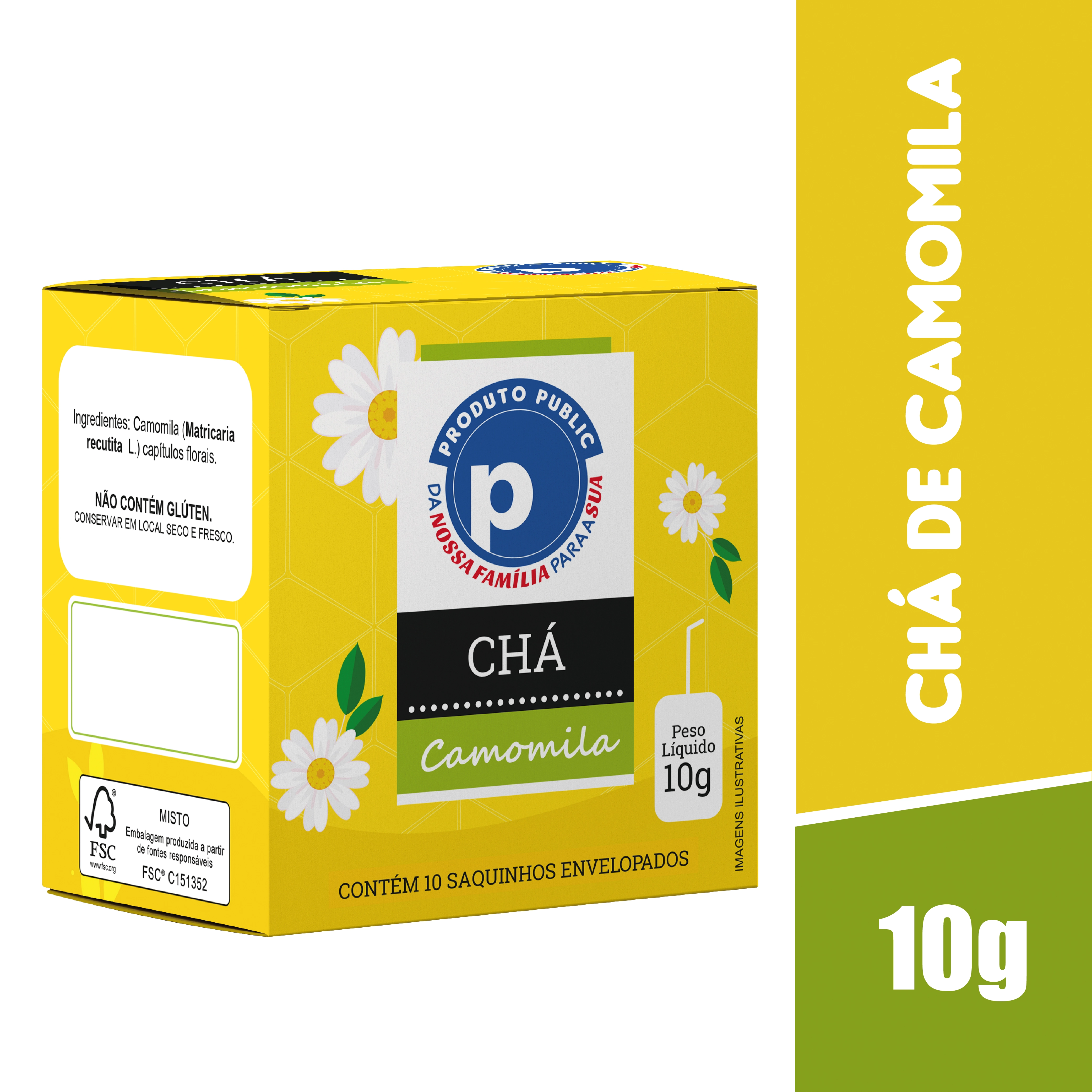 Cha Public 10g Camomila
